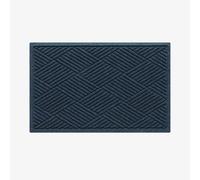 Waterhog Machine Washable Door Mat, Diamond Navy Blue 90 x 150 cm - Heavy Duty Dirt Trapper Entrance Mat, Non-Slip Rubber Backed, Indoor/Outdoor Use, Made in Europe