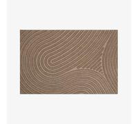 Waterhog Machine Washable Door Mat, Fingerprint Camel 55 x 85 cm - Heavy Duty & Dirt Trapper Doormat, Non-Slip Rubber Backed Doormat, Easy-to-Clean Outdoor/Indoor Entrance Mat, Made in Europe