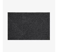 Waterhog Machine Washable Door Mat, Pyramid Charcoal 55 x 85 cm - Heavy Duty & Dirt Trapper Doormat, Non-Slip Rubber Backed Doormat, Easy-to-Clean Outdoor/Indoor Entrance Mat, Made in Europe