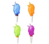 Watering Balls for Plants, 60 ml Bird Water Dispenser Plants Watering Terracotta, Self-Watering Indoor Plants Clay Cone, Plant Watering Watering Cones for Holidays (Pack of 4)