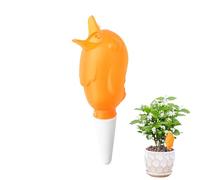 Watering Balls for Plants, 60 ml Bird Water Dispenser, Plants Watering Terracotta, Self-Watering Indoor Plants Clay Cone, Plant Watering Watering Cones for Holidays (Orange)
