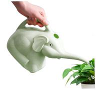 Watering Can 12x7x5" 2L Elephant-Shaped Water Can Easy Filling Plant Watering with Handle Sturdy PP Plant Device for Indoor, Garden, Balcony, GreenWatering