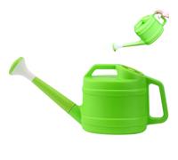 Watering Can 16x6" 2.5L Water Can Wide Mouth Plant Watering with Cap Long Spout PP Plant Device with Detachable Sprinkler Head & Handle for Indoor, Garden, Balcony, GreenWatering