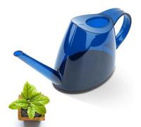 Watering Can for Indoor Plants, 1.2L Plant Watering Can with Long-Spout Small Indoor Watering Can Transparent for Garden Flower(Blue)