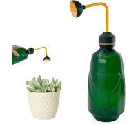 Watering Can for Seedlings Small Watering Bottle for House Plant Garden Flower 0.45L Mini Watering Bottle for Seedlings Watering Ball Shower (Green)