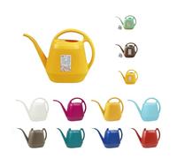 Watering Can Indoor & Outdoor, 4 L Garden Watering Cans, Large Plastic Long-Spout Can for House Plants & Hanging Baskets - Precise Watering, Home Essential (Long spout - yellow B)