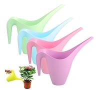 Watering Can Outdoor Garden Watering Can 4Pcs Long Spout Plastic Watering Cans 1L Small Long Neck Garden Flower Plant Spray Bottle for Outdoor Indoor Plants