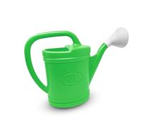 Watering Can Plastic Lightweight Water Sprayer Watering Bottle Detachable Sprinkler Rose for Garden Outdoor House Flower Bonsai Plant (2L, Green - Plastic Watering Can)