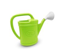 Watering Can Plastic Lightweight Water Sprayer Watering Bottle Detachable Sprinkler Rose for Garden Outdoor House Flower Bonsai Plant (2L, Lime Green - Plastic Watering Can)