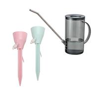 Watering Can Small, 1 Litre Watering Can Indoor Plants with 2 Pcs Automatic Irrigation Kit for Garden, Balcony, Indoor Plants Outdoor