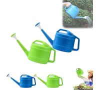 Watering Can, Small Watering Can with Removable Long Spout for Indoor and Outdoor Plants, Perfect for Flowers, Gardens, and Houseplants (1green＋1blue)