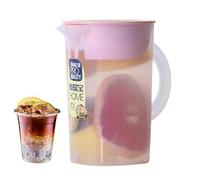 Watering Can with Lid, Cold Kettle, Juice Pot with Lid for Fridge, Large Capacity, Juice Beverage Jar, No Odor for Lemongrass, Beer for Outdoor Dining