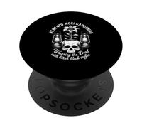 Watering Dead Plants With Bitter Coffee! Goth Gardener PopSockets Adhesive PopGrip