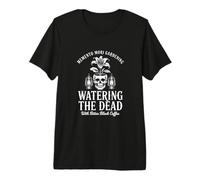 Watering Dead Plants with Bitter Coffee! Goth Gardener Premium T-Shirt