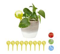 Watering globes Automatic Water Dispensers Holiday Plant Care 10 pieces Yellow
