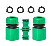 Watering Hose Quick Connector Set 1/2” 3/4” Female/Male Coupling Joint Adapter Irrigation System for the Hose,Garden(Color 07)