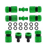 Watering Hose Quick Connector Set 1/2” 3/4” Female/Male Coupling Joint Adapter Irrigation System for the Hose,Garden(Color 08)