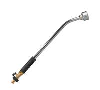 Watering Lance 50cm 75cm 90cm Garden Nursery Aluminium Quick Fitting Hose Pipe Brass Valve Irrigation Flow Rate Regullation Non-Slip Handle Aluminium (50cm)
