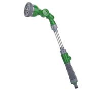 Watering Lance Garden Hose Pipe Spray Gun Long Handle with 8 Spray Patterns,180° Rotating Extended Spray Nozzle Hose Wand for Hanging Basket Cleaning, Plants Lawns Watering, Pets Shower, Car Washing