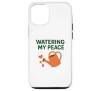 Watering My Peace Self, Care Mindfulness Motivational Garden Case for iPhone 12/12 Pro