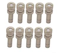 Watering Nozzle Adjustable Copper Irrigation Water Fog Sprinkler Head Mini Misting Greenhouse Accessories 50 Pieces 0.1mm(0.0039in)