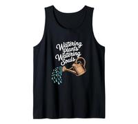Watering Plants Watering Souls Christian Message Tank Top
