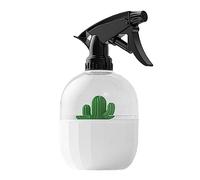 Watering Pot Cactus Gardening Spray Bottle, 500ml Watering Can for Indoor Plants, Reusable Pressure For Spraying Home(White)