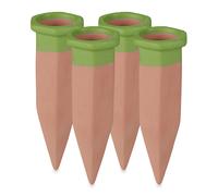 watering spikes clay garden watering system plant waterer self-watering set of 4
