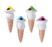 Watering Spikes - Plant Watering Devices | 4 Piece Hydration Stakes Slow Release Automatic System Device for Indoor Lawn Pots Flower Irrigation Outdoor Yard Drip Garden