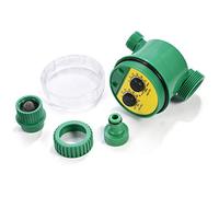 Watering Timer, Electronic Auto Water Saving Irrigation Controller Two Dial Automatic Garden Indoor Potted Plants Care Accessory