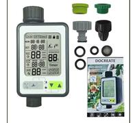 Watering Timer with Large LCD Screen and Rain Sensor for Automatic, Scheduled For Garden Irrigation