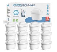 WaterJingYi Water Filter Cartridges Compatible with Brita® Maxtra Pro® All-in-1 and Maxtra+® Plus, New Upgraded Filter to Reduce TDS, PFAS, Replacement for Marella® Jug Kettle and Tank, 12 Pack (Plus)