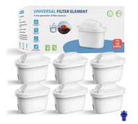 WaterJingYi Water Filter Cartridges, Replacement for Brita® Maxtra Pro® Marella® Maxtra Plus, Filters Limescale, Jug Kettle Filter Cartridges Compatible with Brita® All-in-1 (6, 6P)