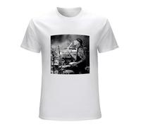 Waterlabo Men's God Save Me Travis Barker T Shirt White S