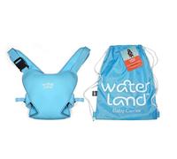 WaterLand Baby Carrier Innovative Carrier Seat for Water and Land Light Blue - Waterproof Chest Strap for Toddlers with Adjustable Straps, Lightweight Carry Seat for Pool and Beach