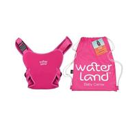 WaterLand Baby Carrier Innovative Carrier Seat for Water and Land Pink - Waterproof Chest Strap for Toddlers with Adjustable Straps, Lightweight Carry Seat for Pool and Beach