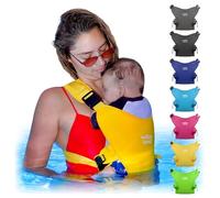 WaterLand Baby Carrier - Innovative Carrier You Can Use Both in Water & Land - Waterproof Infant Chest Holder with Adjustable Straps, Lightweight Toddler Harness for Pool and Beach