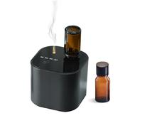 Waterless Cordless Diffuser With 10ml White Tea Oil,Portable Small Mini Diffusers,Battery Operated Aromatherapy Diffuser 3 Mist Modes, Cycle Start,400 Sq.Ft for Room/Home/Office/Bedroom/Gift,Black
