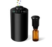Waterless Diffuser, 10/30/90s Spray Adjustment, Battery Operated Timer & Essential Oil Diffuser, Lasts 10 Hours, waterless oil diffuser for Car, Bedroom, Office (E10-A)