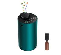 Waterless Diffuser, 10/30/90s Spray Adjustment, Battery Operated Timer & Essential Oil Diffuser, Lasts 10 Hours, waterless oil diffuser for Car, Bedroom, Office (Green)