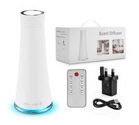 Waterless Diffuser,Essential oil diffuser with 7 Color Night Light, Suitable for Hotels, Whole Houses, Large Rooms, Offices, Homes, Large 160ml Capacity, Covers 1500 Square Feet