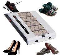 Waterless Shoe Sole Cleaner Polisher, Sole Cleaning Machine with Automatic Sensor 260 RPM 1000 Pa Suction Rub + Suck 2-in-1