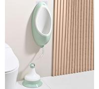 Waterless Urinal for Men - Splashproof Wall Mount Plastic Urinal with Anti-Clogging Design for Outdoor Use in Backyard, Garage, or Shed