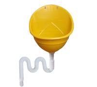 Waterless Urinal Hose Port - Simple Urinal Solution, Urinal Diverter Outdoor Toilet | Wall Mounted Urine Diverter PlasticUrinals, Garage Bathroom Outdoor, Uniquely Designed for Easy Installation