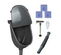 Waterless Urinal | Outside Urinal - Wall Toilet with Cover for Shed Garage Backyard Camping Dorm Gym Public Park Construction Site