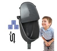 Waterless Urinal - Urinals | Outdoor Toilet | Wall Mounted Commercial Urinal with Lid | No-Drill Surfaces Spill Proof Urine Inverter with Hose | Bathroom Toilet