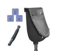 Waterless Urinal - Wall Mount Urinal For Men Outdoor | Drillless Urinal With Lid, Drain Hose And Easy Flush Valve | Portable Bathroom Solution For Home, Gara