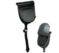 Waterless Urinal, Wall Mounted Anti Splash Plastic Urinals for Men with Lid & Pipe for Bathroom Toilet Home Garden RV, Grey