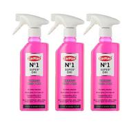 Waterless Wash & Wax Fast & Easy Car Wax Carplan No.1 Super Dri Spray 600Ml X3