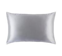 Waterlily 100% Mulberry Silk 22 Momme Pillowcase for Hair and Skin, Hidden Zip Pillowcases 50x75cm Both Sides Soft Natural Organic Luxury Pillow Cases (Silver Grey with box)